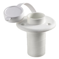 Plastic base recess flat surface 2 contacts white
