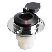 SS base straight recess fit f.pull-out poles black