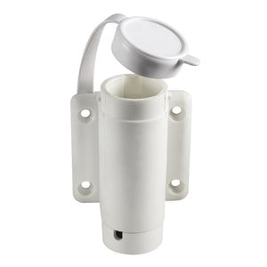 Nylon bulkhead 3 contacts white