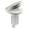 Nylon + AISI316 base recess fit 2 contacts white