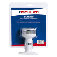 Evoled 360° mooring light white plastic body Blister 1 pcs