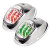 Evoled navigation lights polished SS body L + R