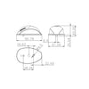 Evoled Navigation Lights Polished SS Body L + R