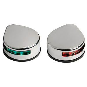 Lateral navigation light polished SS body