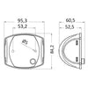 Sphera II navigation light bicolor black body