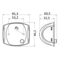 Sphera II navigation light bicolor black body