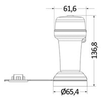 Navigation light bicolour red/green