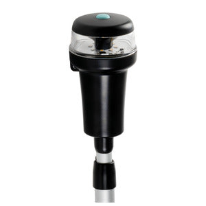 Navigation light 360° white on telescopic pole