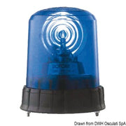 Blue colour light f. emergency vehicles 12/24 V