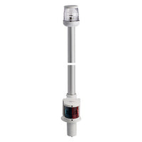 Recess white pole 100 cm360° red/green light