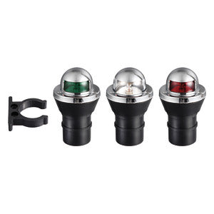 Set of battery-operated navigation lights