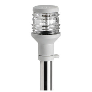 Lightpole AISI 316 w/white plastic light