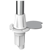 Classic 360° pull-out pole w//base SS 60cm