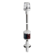 Recess white combined lightpole 100 cm