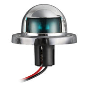 Green 112.5° navigation light made of chromed ABS