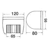 Utility 78 black 24 V/masthead right navig. light