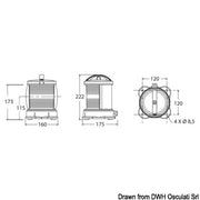DHR navigation light green 112.5°