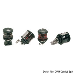 DHR navigation light w/wall bracket bicolour 25 W