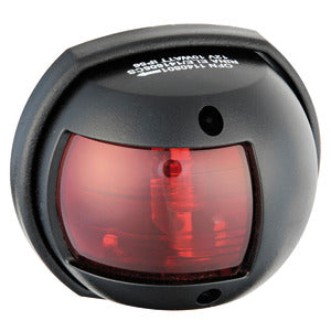 Compact black/112.5° port led navigation light