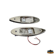 Low consumption LED navigation lights manufactured in mirror polished S.S. for built-in bulkhead mounting Trem L6232197