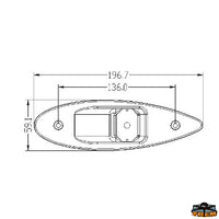 Low consumption LED navigation lights manufactured in mirror polished S.S. for built-in bulkhead mounting - Green-Red model 112.5° SX + 112.5° DX [L6232197]