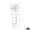 Spare base for pole lights - Type Recessed on top - Material Nylon + Aisi 316 stainless steel - Recessed mm Ø 28xH.80 - Base dimensions mm54 [L3980054]