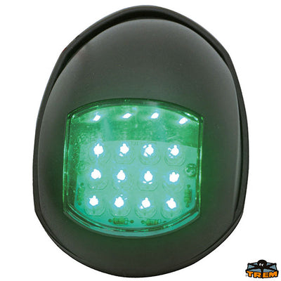 Pair of navigation lights in black ABS Trem L6230780
