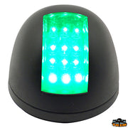 Pair of navigation lights in black ABS Trem L6241790