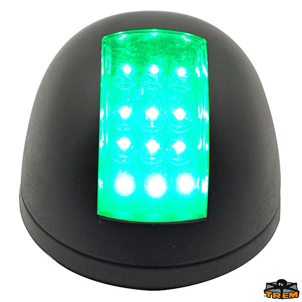 Pair of navigation lights in black ABS Trem L6241790