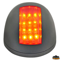 Pair of navigation lights in black ABS  port and starboard side lights - Mod. 112.5 green + 112.5 red - Body material Black plastic [L6241790]