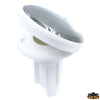 Spare base for pole lights racess fit on flat surface white colour Trem L4102102