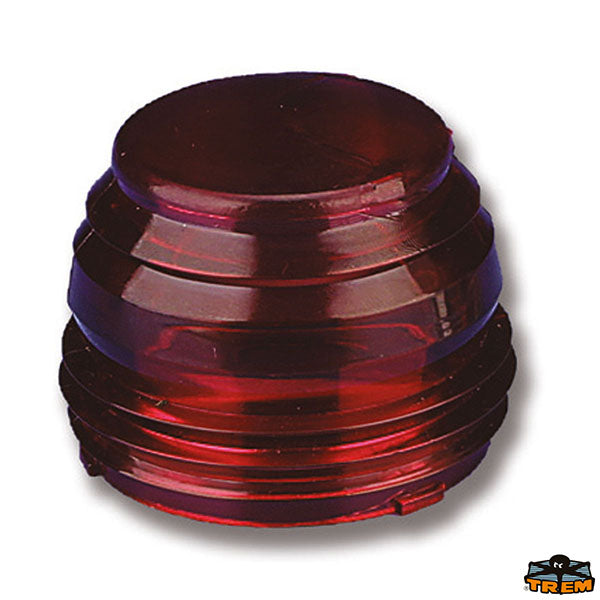 Spare glass for navigation lights 360° red colour Trem L3900082
