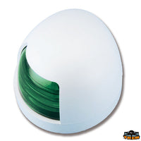 Navigation light horizontal-mounting 12V 8W Antares white glass - Degrees 225° - White glass - Bow model - Body color								

								White [L6674560]
