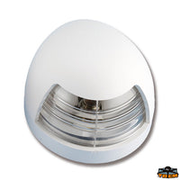 Navigation light horizontal-mounting 12V 8W Antares white glass - Degrees 225° - White glass - Bow model - Body color								

								White [L6674560]
