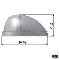 Navigation light horizontal-mounting 12V 8W Antares white glass - Degrees 225° - White glass - Bow model - Body color								

								White [L6674560]