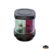 12V Round navigation lights black color body red glass 180° green 180° white 360° - Glass Red 180°-Green 180°+ White 360° - Black colour [L1080003]