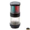 12V Round navigation lights black color body red glass 180° green 180° white 360° - Glass Red 180°-Green 180°+ White 360° - Black colour [L1080003]