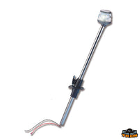 Halogen retractable pole light black colour Trem L3801360