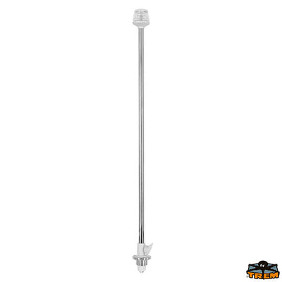 Halogen 360° pull-out  flat-mounting pole light white colour Trem L4100100