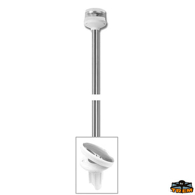 LED 360° gemini pull-out flat-mounting anchor light Lunar white colour Trem L4132061