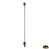 LED pull-out pole light Gemini 360° black colour Trem L8001530