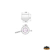 Led all round anchor light Gemini 360° black color - Description 360° Fonda - For boats <20 - Black colour [L8000361]