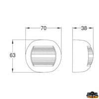 Orsa Minore halogen light 12V black color - Body color Black - Bow model - Degrees 225° - White Glass - For boats								

								<12 [L5880560]
