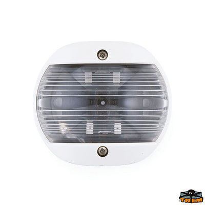 Stella Polare halogen light 12V white color - Body color White - Bow model - Degrees 225° - White Glass - For boats								

								<20 [L5774560]