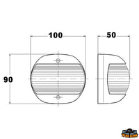 Stella Polare halogen light 12V white color - Body color White - Stern model - Degrees 135° - White Glass - For boats								

								<20 [L5774580]