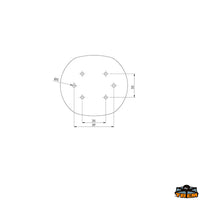 Stella Polare halogen light 12V white color - Body color White - Combined Model - Degrees 225° - GlassRed/Green - For boats								

								<20 [L5774610]