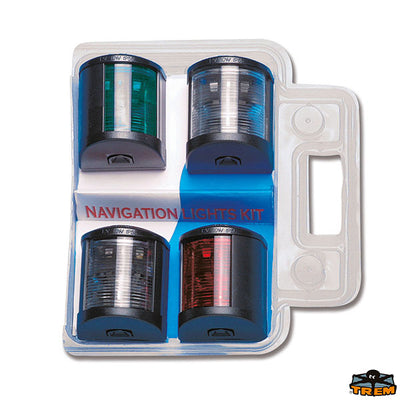 Set of 4 navigation lightsCROCE DEL SUD black colour Trem L3680004
