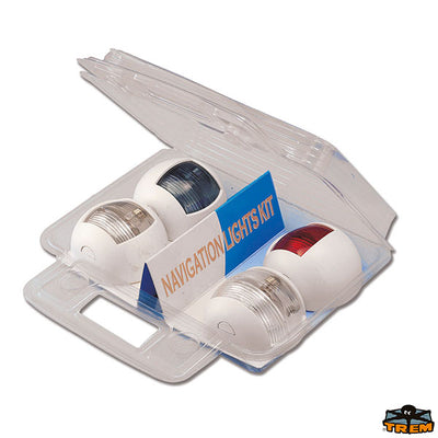 Set of 4 navigation lights ORSA MINORE white colour Trem L5874004