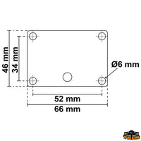 Led 360° pull-out wall-mounting anchor light Easy led black color - H mm 1000 - Description 360° Removable from the wall - For boats <20 [L3801103]