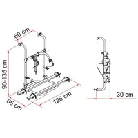 Fiamma Carry-Bike Pro for Hymer/Dethleffs (02093A64B)